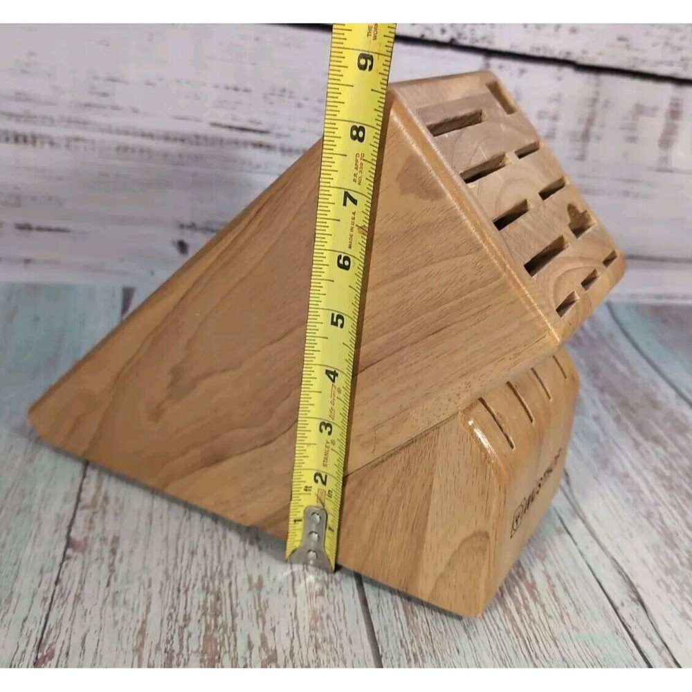 Wusthof 15 Slot Wooden Knife Block - Picture 9 of 13